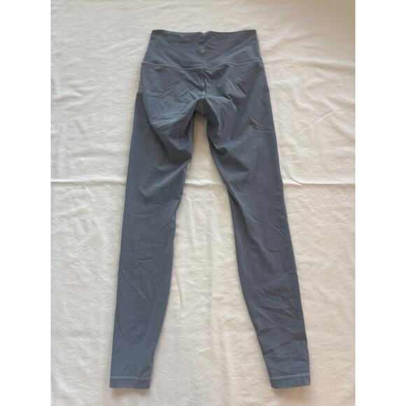Lululemon women's Powder Blue Align High-Rise Pant 25" Size 4 - Picture 3 of 4